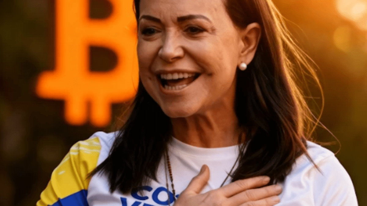 María Corina Machado: Nobel de la Paz y voz femenina a favor de Bitcoin -  Cripto247 - Últimas noticias sobre Bitcoin, Ethereum, blockchain y  criptomonedas