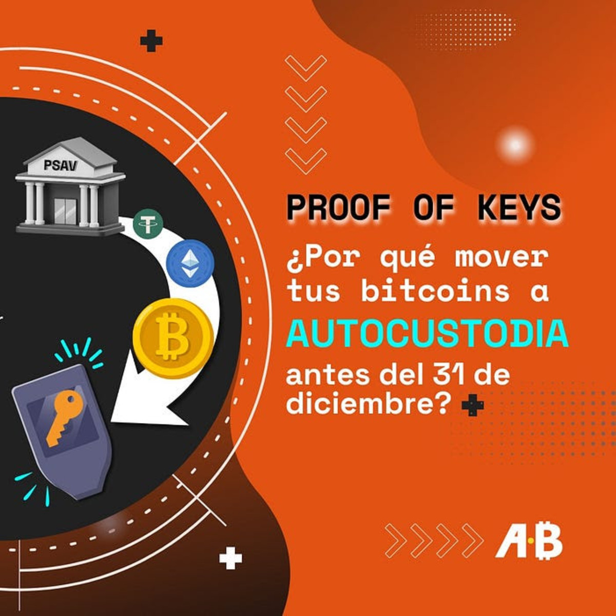 Las razones por las que la ONG Bitcoin Argentina invita a mover tus BTC a  autocustodia bajo la campaña Proof of Keys - Cripto247 - Últimas noticias  sobre Bitcoin, Ethereum, blockchain y criptomonedas